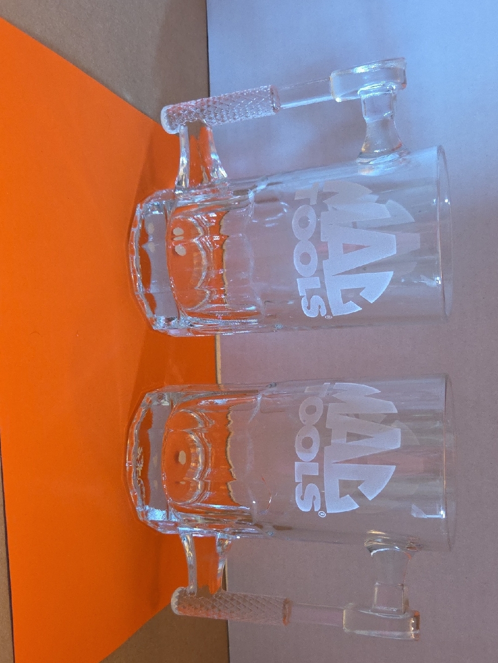 MAC Tools Clear Glass Hammer Mug - Set of 2